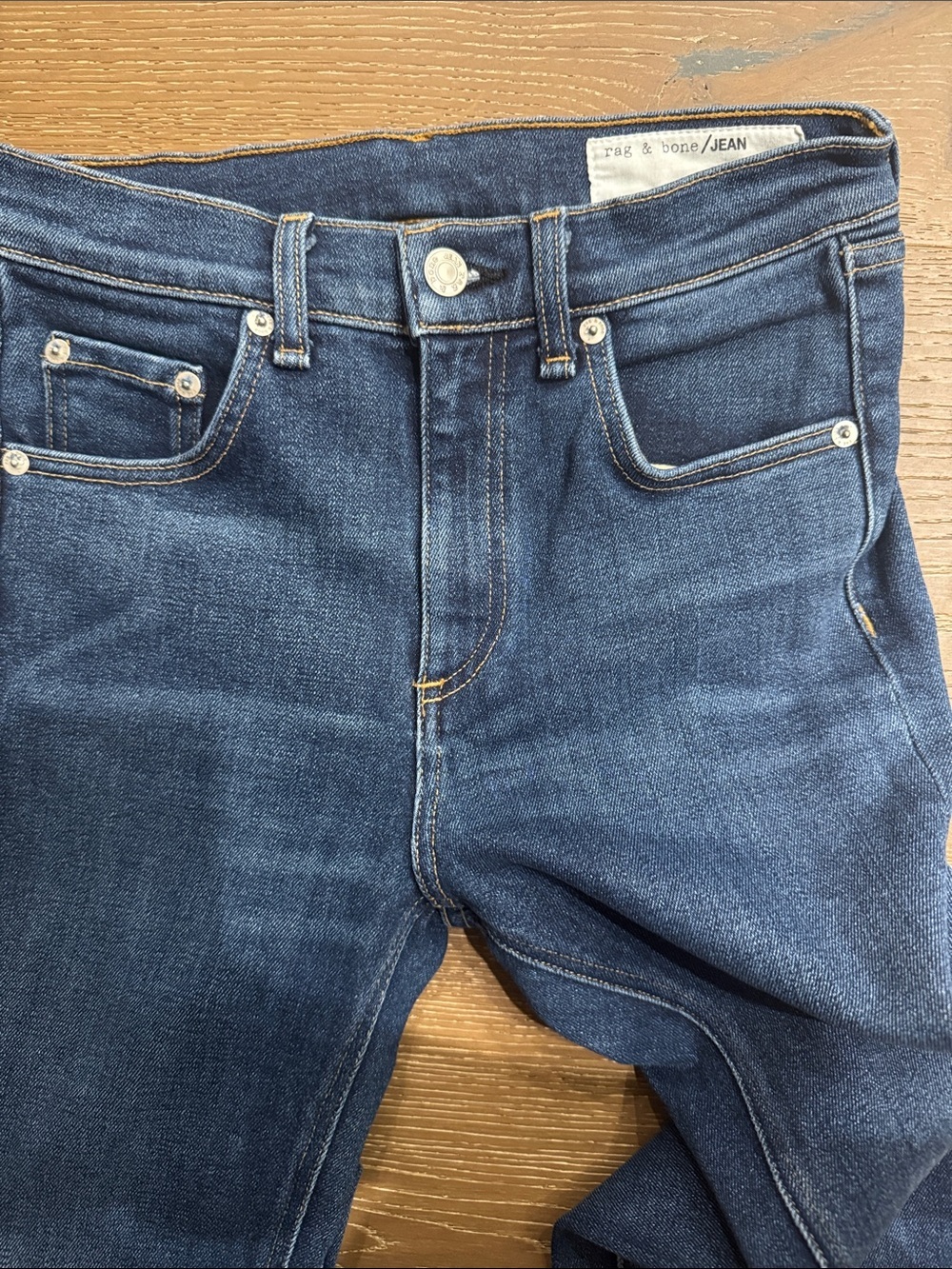 Rag & Bone Jeans Highwater Dark Wash Size 25 Stretch Premium Denim - Picture 4 of 8
